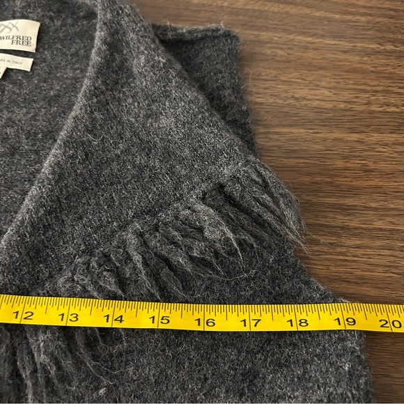 Gray Fringe Women's Sweater Vest - Picture 7 of 9